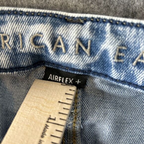American Eagle Jeans Mens 29x30 Airflex Distressed Light Wash‎ - Picture 8 of 16